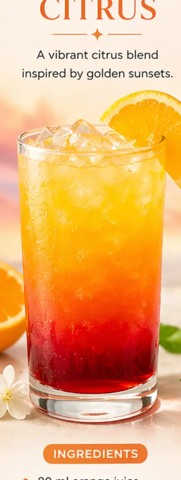 Sunset Citrus drink