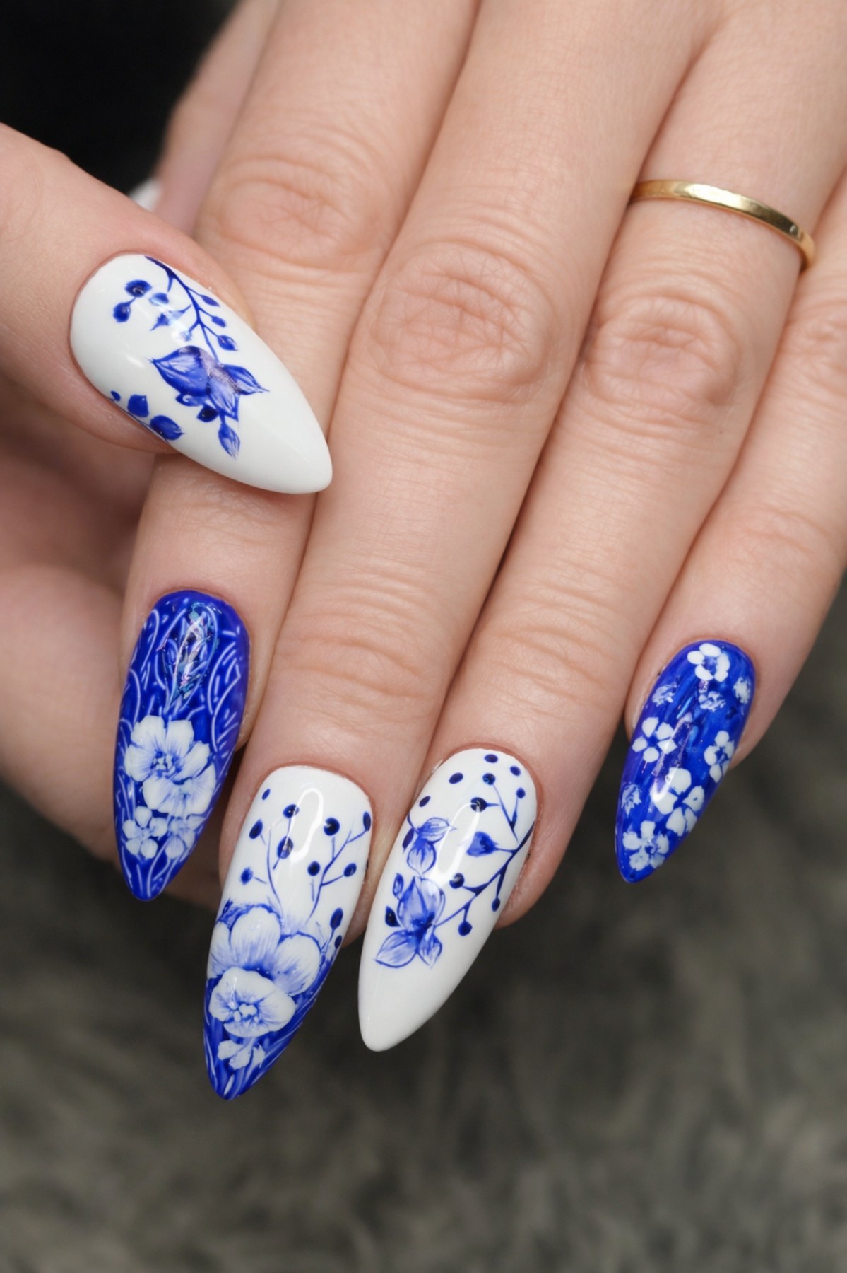 Blue Botanical at Nails Theory Beauty