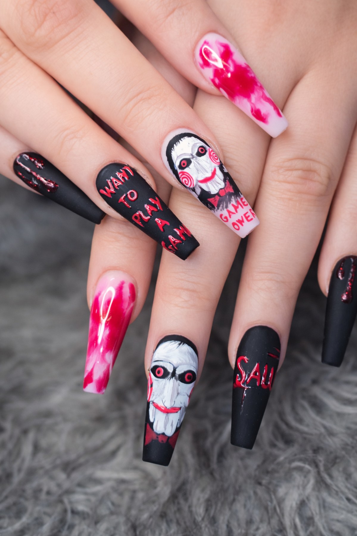 Horror Pop at Nails Theory Beauty