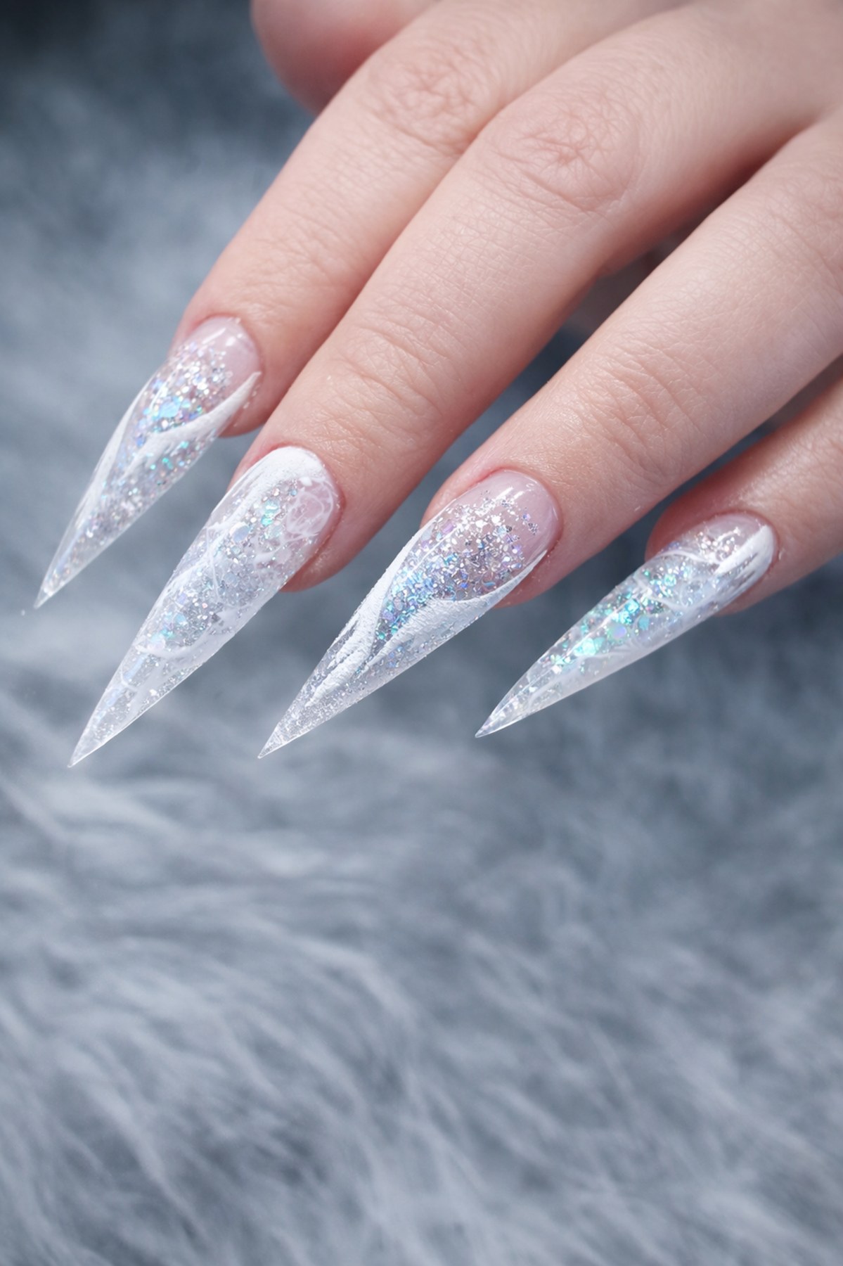 Ice Glitter at Nails Theory Beauty