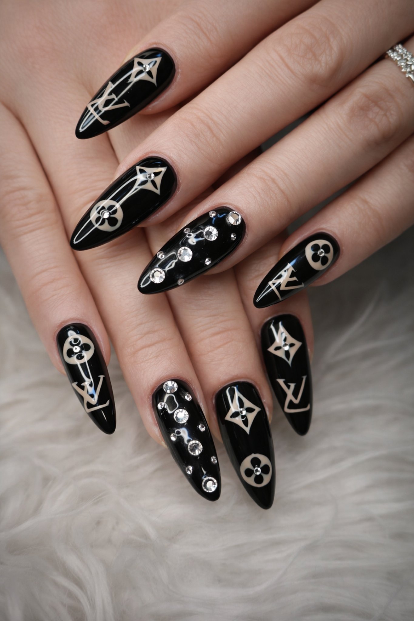 Noir Monogram at Nails Theory Beauty