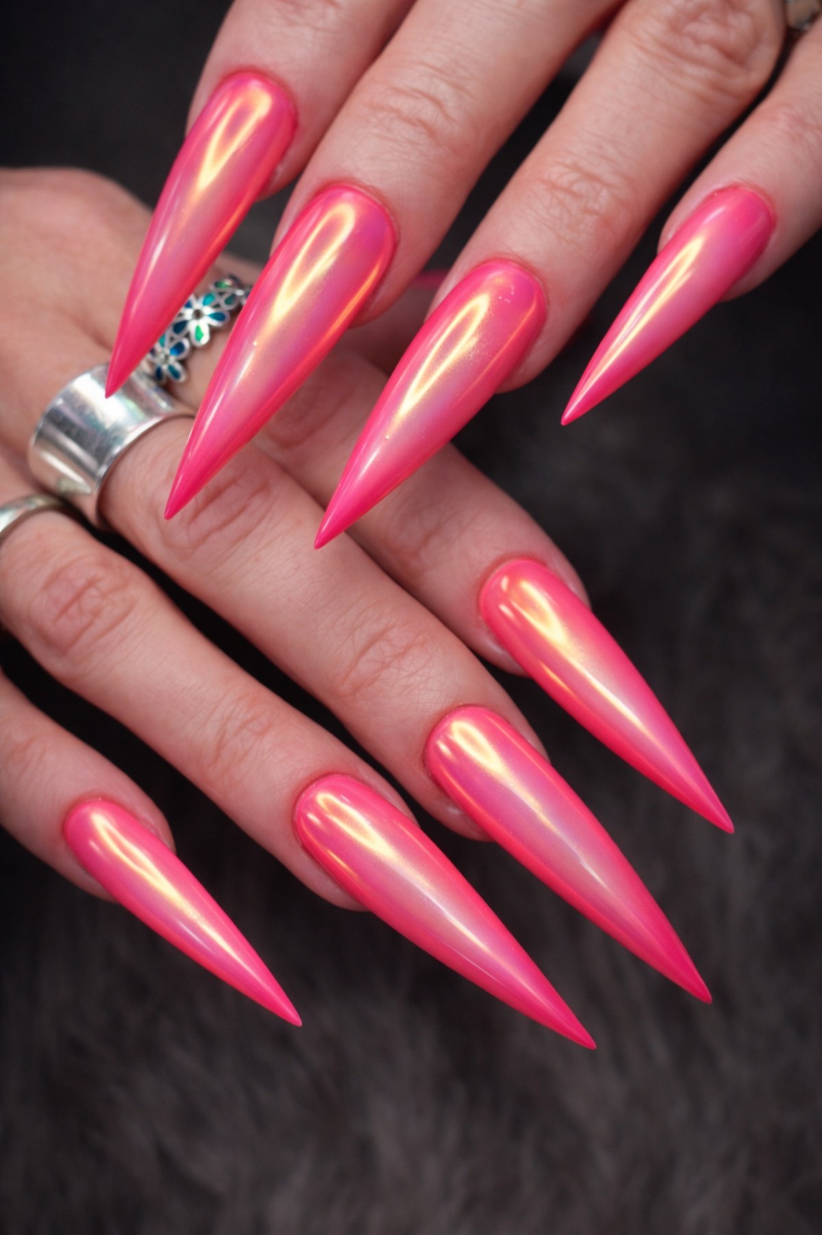 Pink Chrome at Nails Theory Beauty