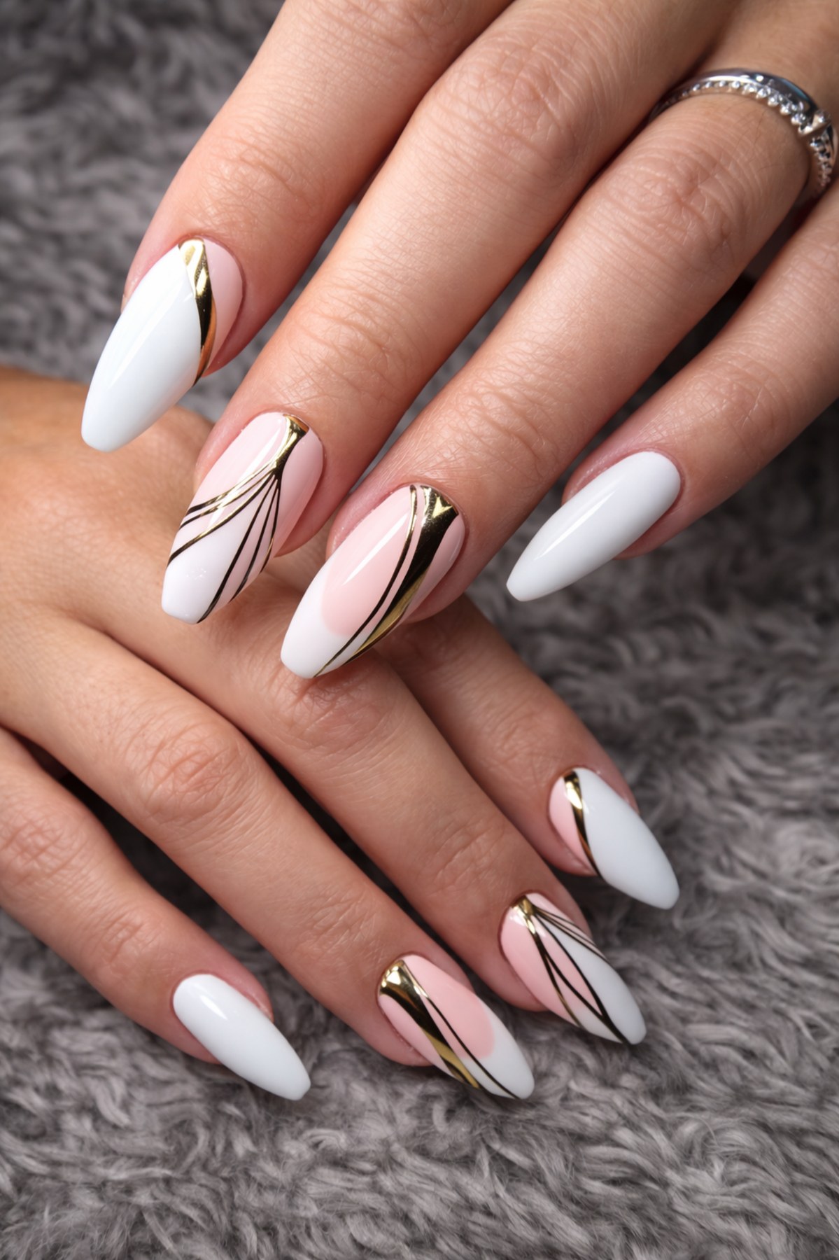 White Gold at Nails Theory Beauty