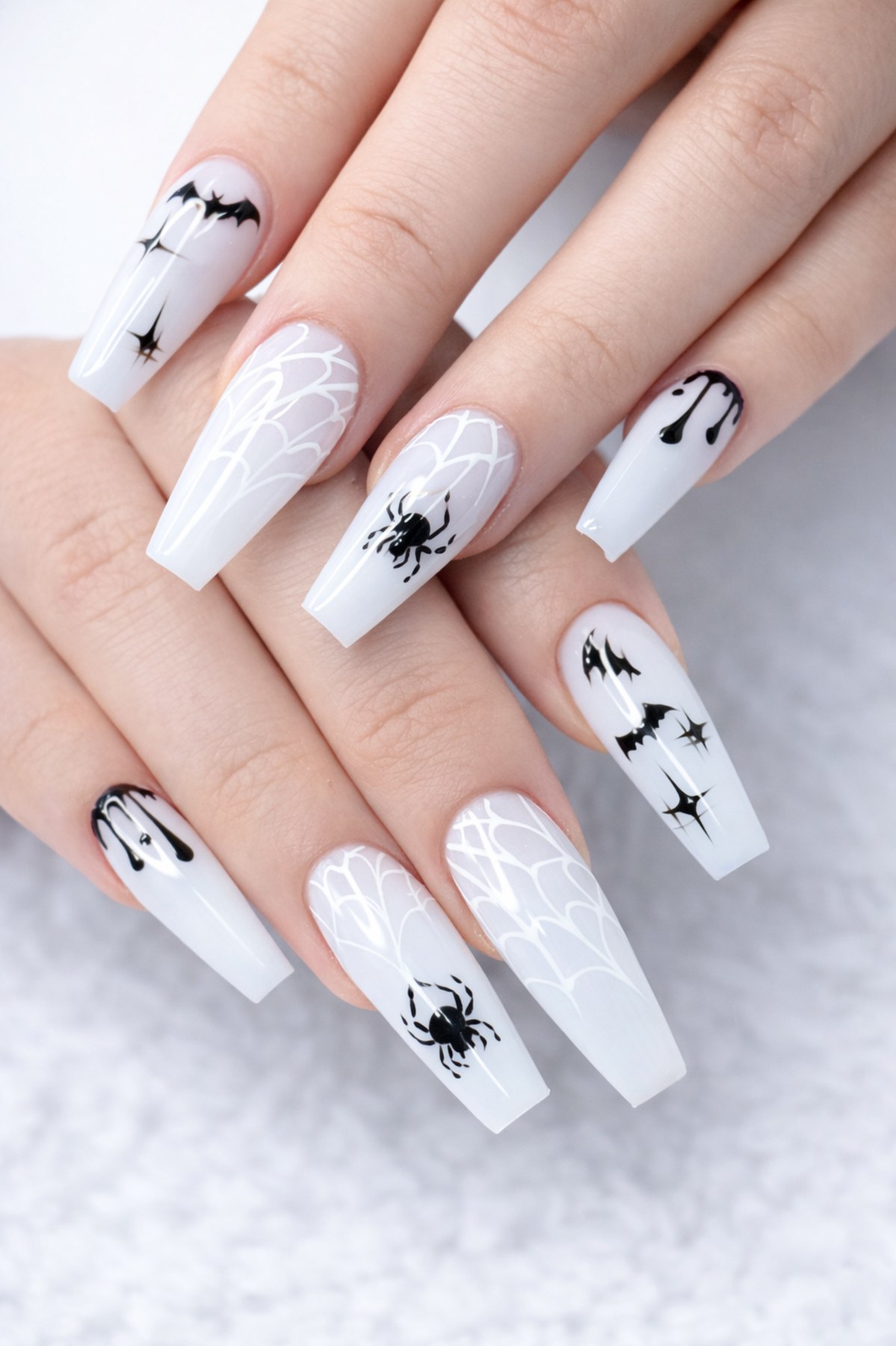 White Spider at Nails Theory Beauty
