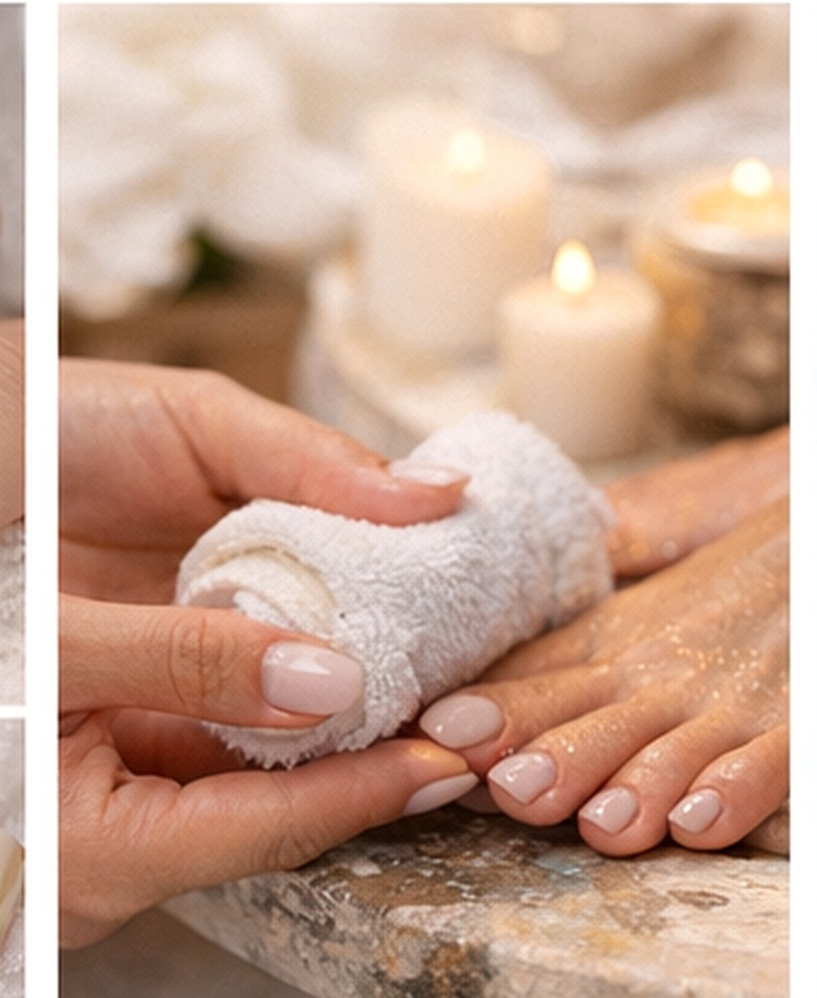 Relaxing service detail at Nails Theory Beauty