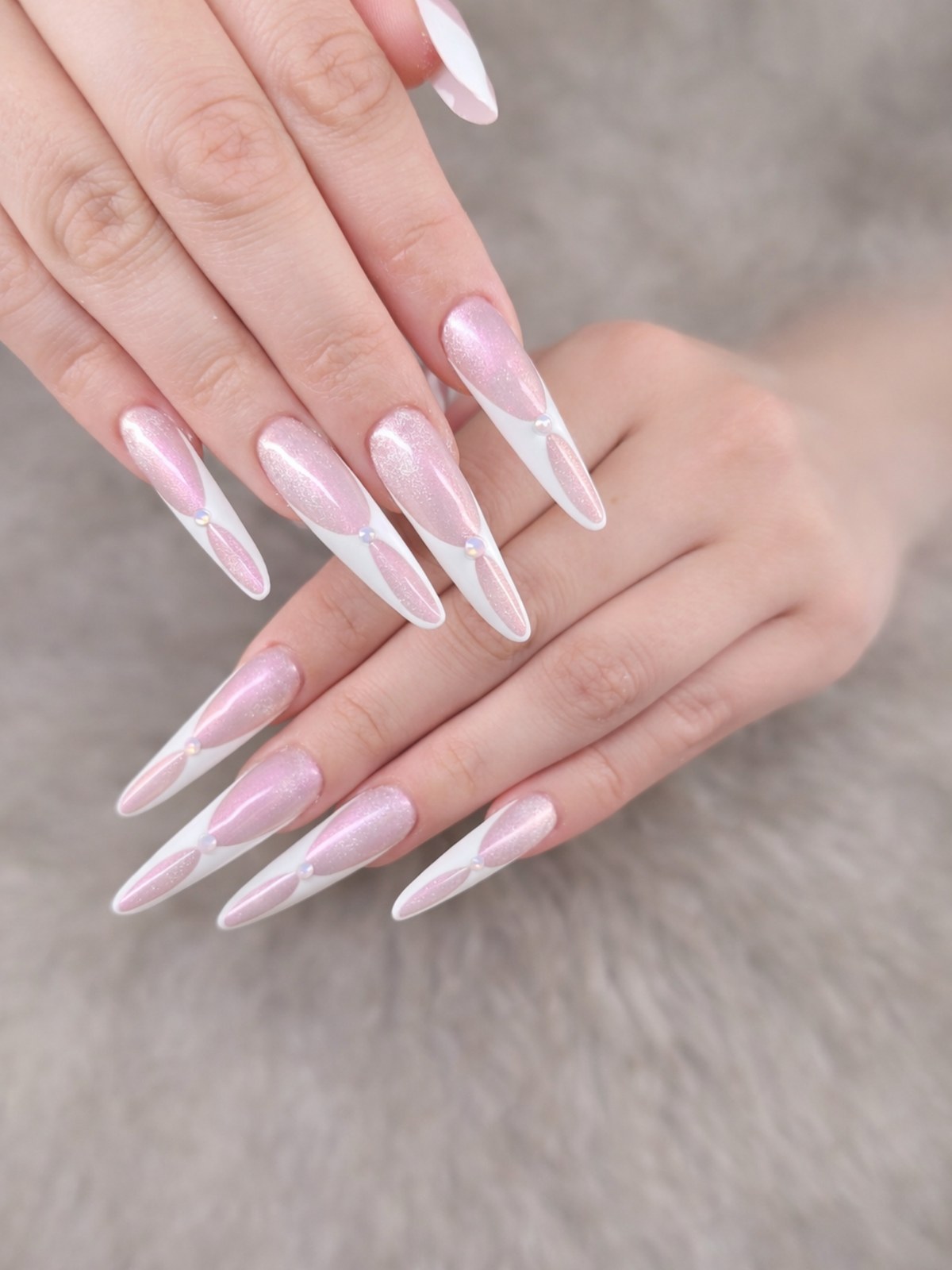 Deluxe nail service detail at Nails Theory Beauty